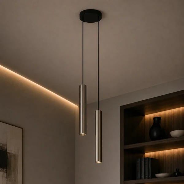 Hanglamp HOLA GRID FIX, Antiek Brons, IP20