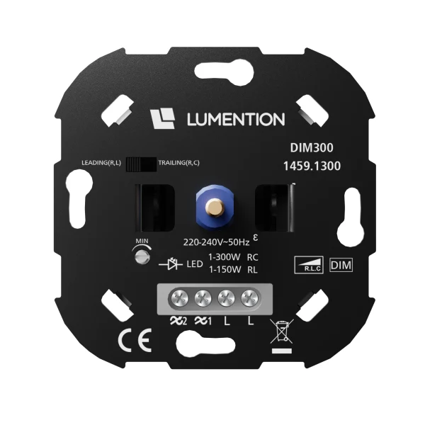 LED Dimmer, 1–300W, 220–240V, Fase Afsnijding, Universeel