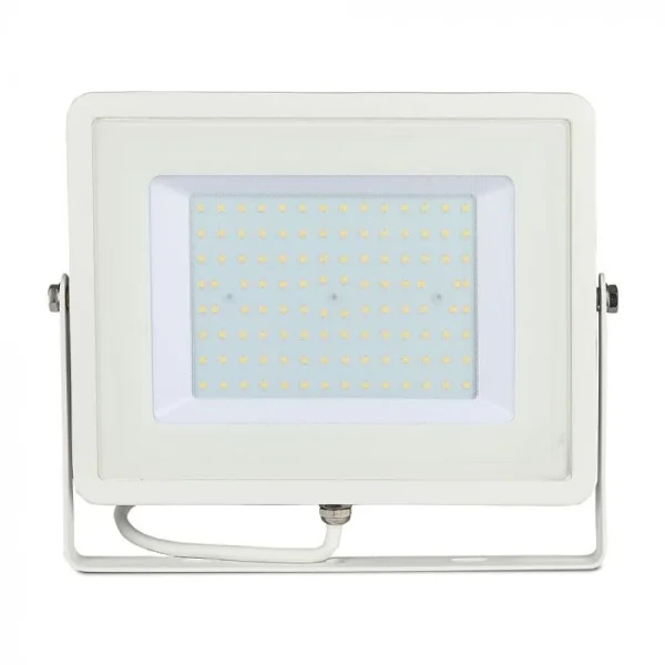 LED Breedstraler, 100W, 6400K, 10000 Lumen, IP65, Witte Behuizing