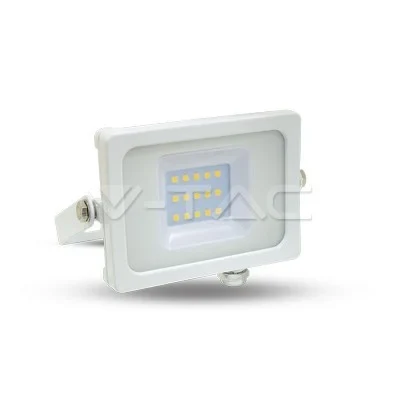 LED Breedstraler, 10W, SMD, 3000K Warm Wit, 800lm, IP65, Zwart
