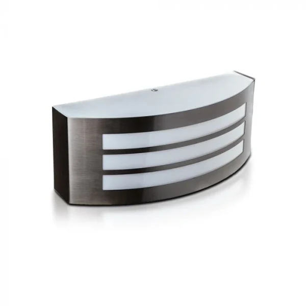 Wandlamp, E27, RVS en PC, IP44