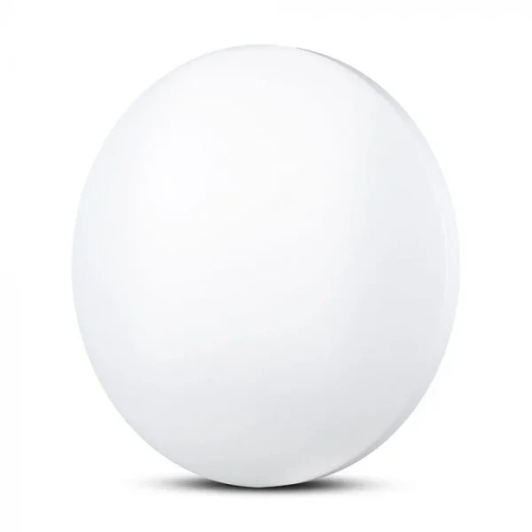 LED Dome Lamp, 12W, CCT Instelbaar, Melkwitte Deksel