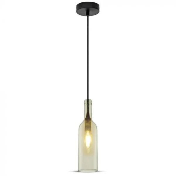 Fles Hanglamp, E14, Transparant