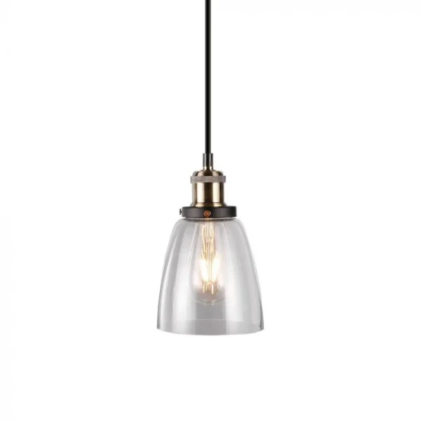 Glas Hanglamp, E27, Transparant
