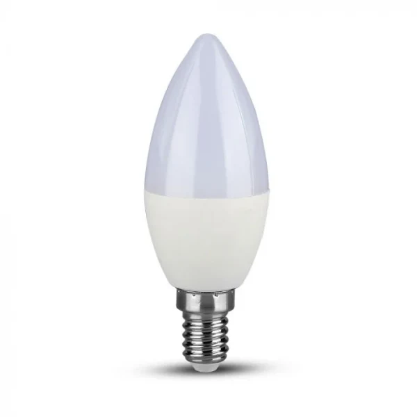 LED Kaarslamp, E14, 5.5W, 6400K Koud Wit, 470 lumen