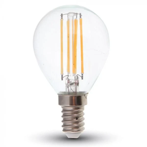 LED Filament Lamp P45, 4W, 2700K Warm Wit, E14, Dimbaar, 320 lumen