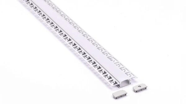 U Profiel Montagekit voor LED Strip, 2000x61.5x14 mm, Zilver